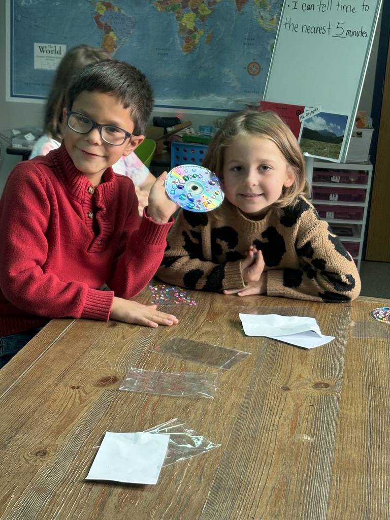Students with lights