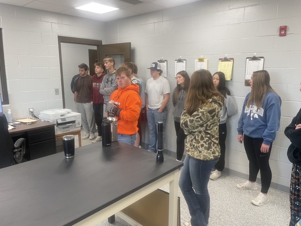 students on fieldtrip