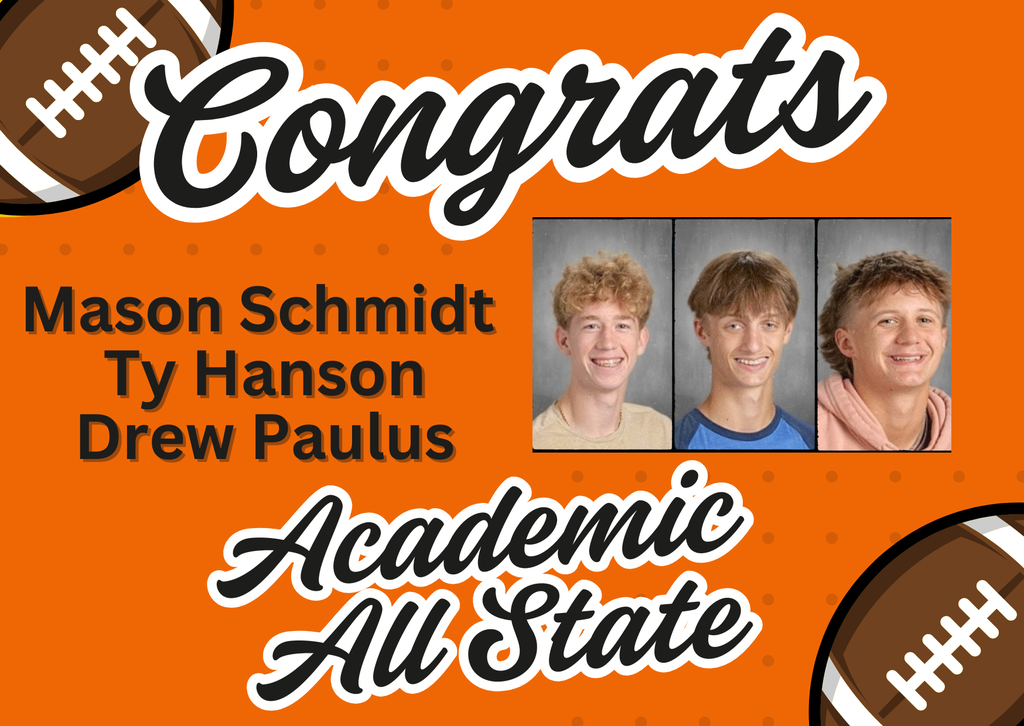 Academic All State Football