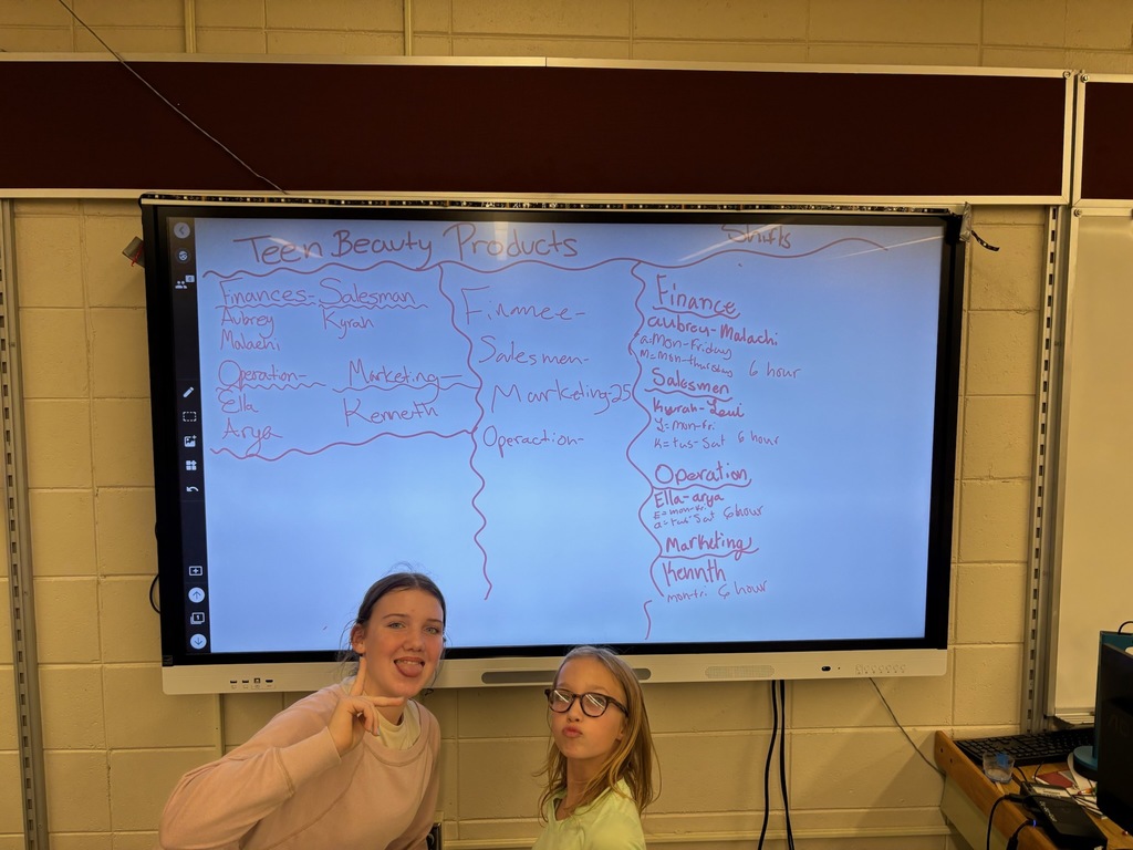 Students with lights