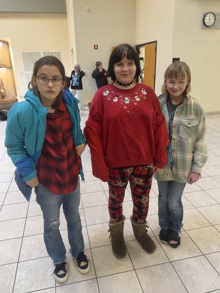 students wearing flannel