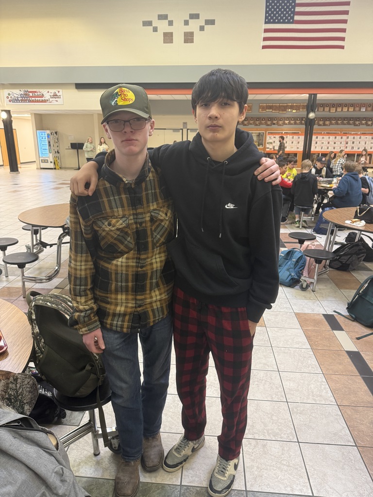 students wearing flannel