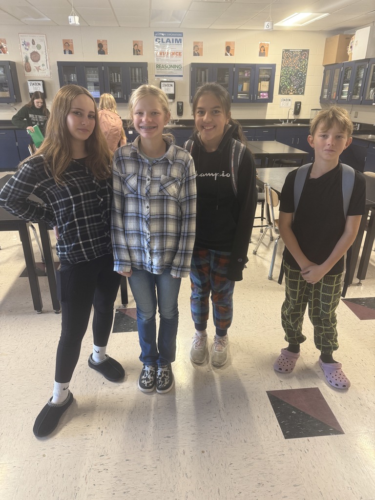 students wearing flannel