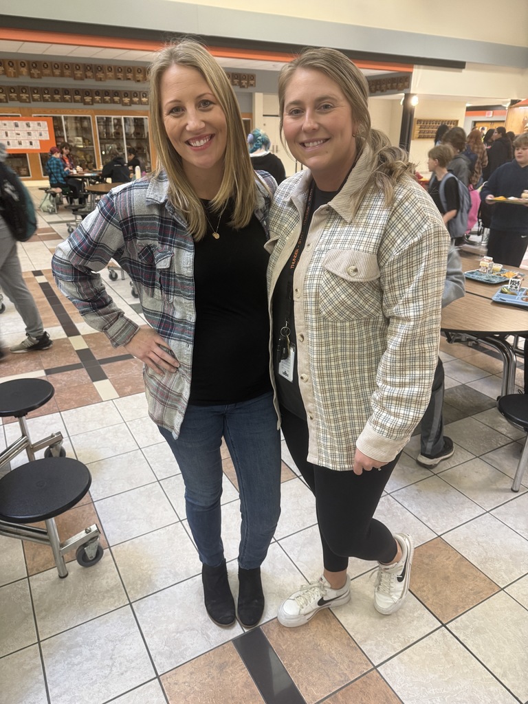 students wearing flannel