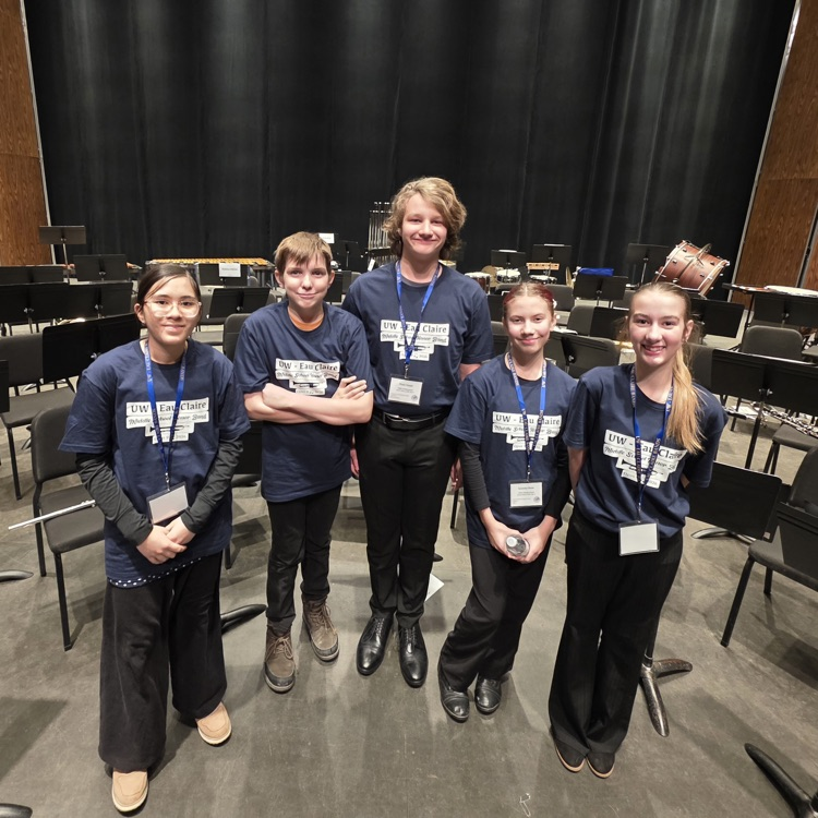 middle school students at honors band