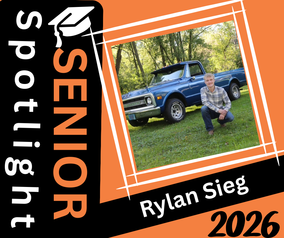 Rylan Sieg Senior Picture with truck