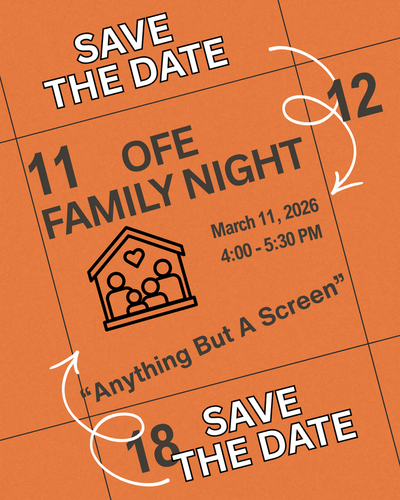 Light Blue and Orange Simple Event Pop-Up Instagram Post