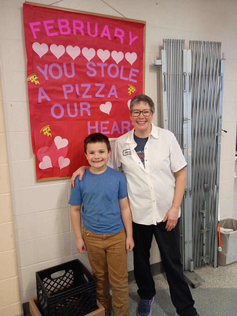 student and food service worker