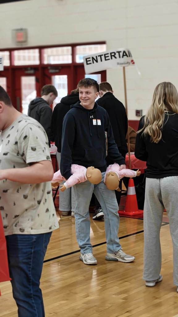 students on fieldtrip
