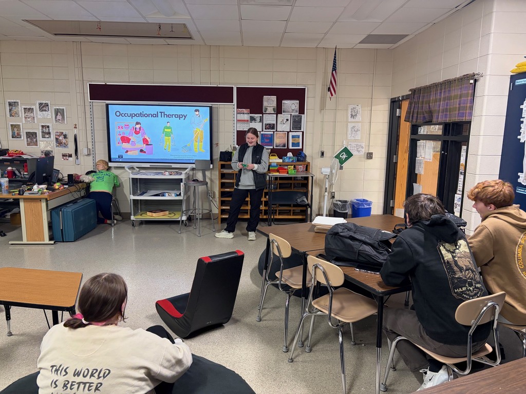 students working in classroom