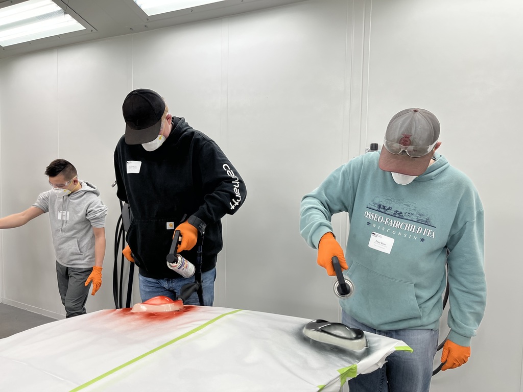 students on fieldtrip