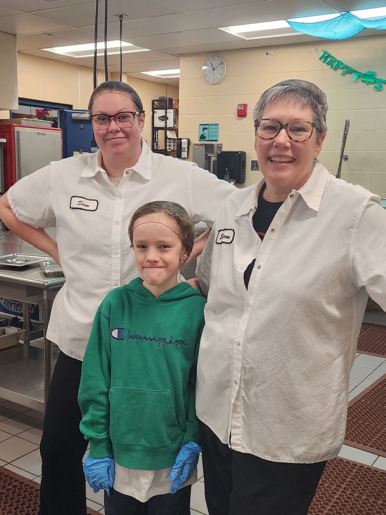 Brian N helping in lunch room