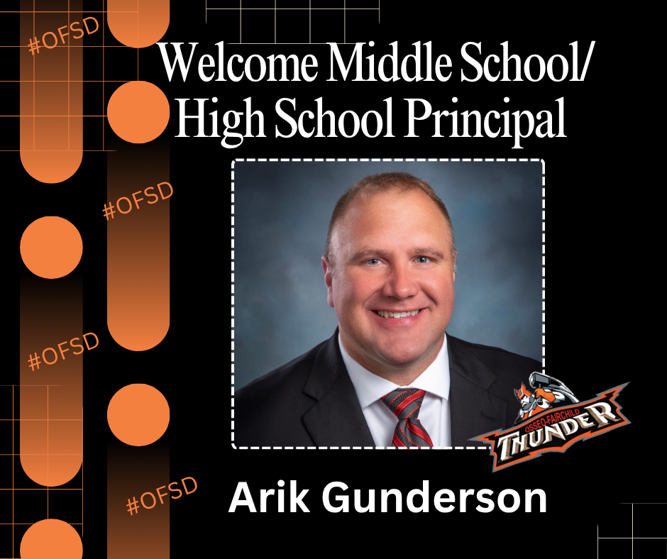 Welcome Arik Gunderson