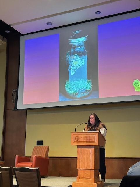 students presenting projects