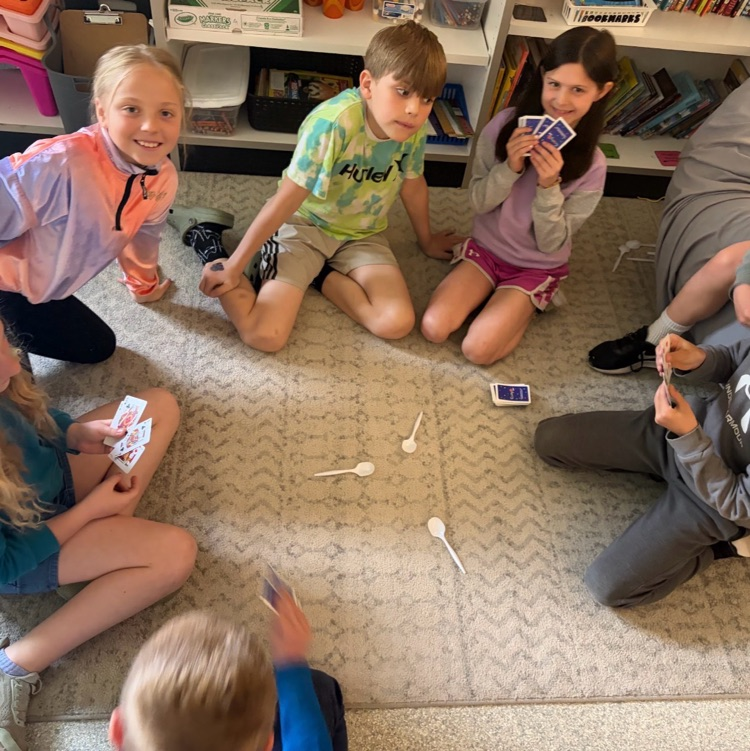 students playing games 