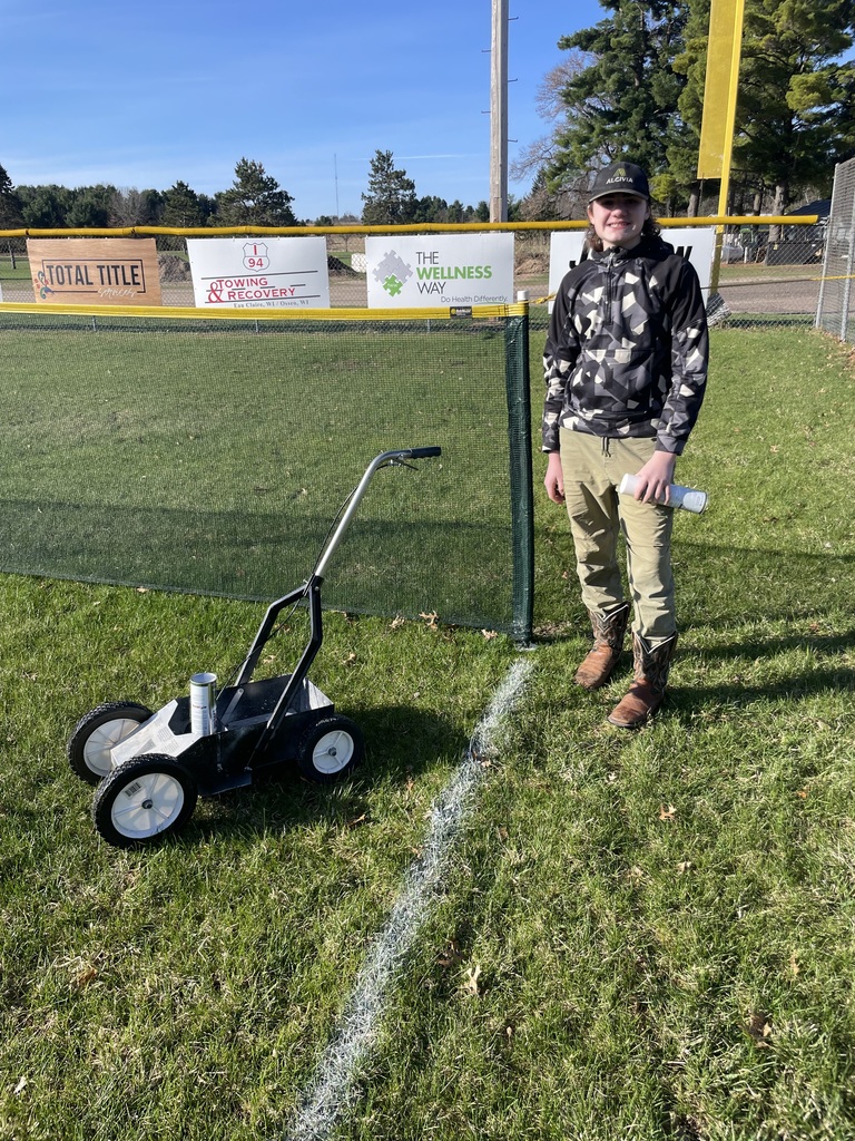 Carson at the softball field