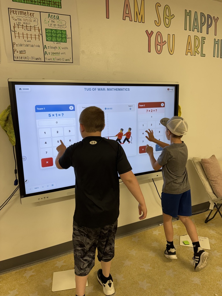 Students playing game