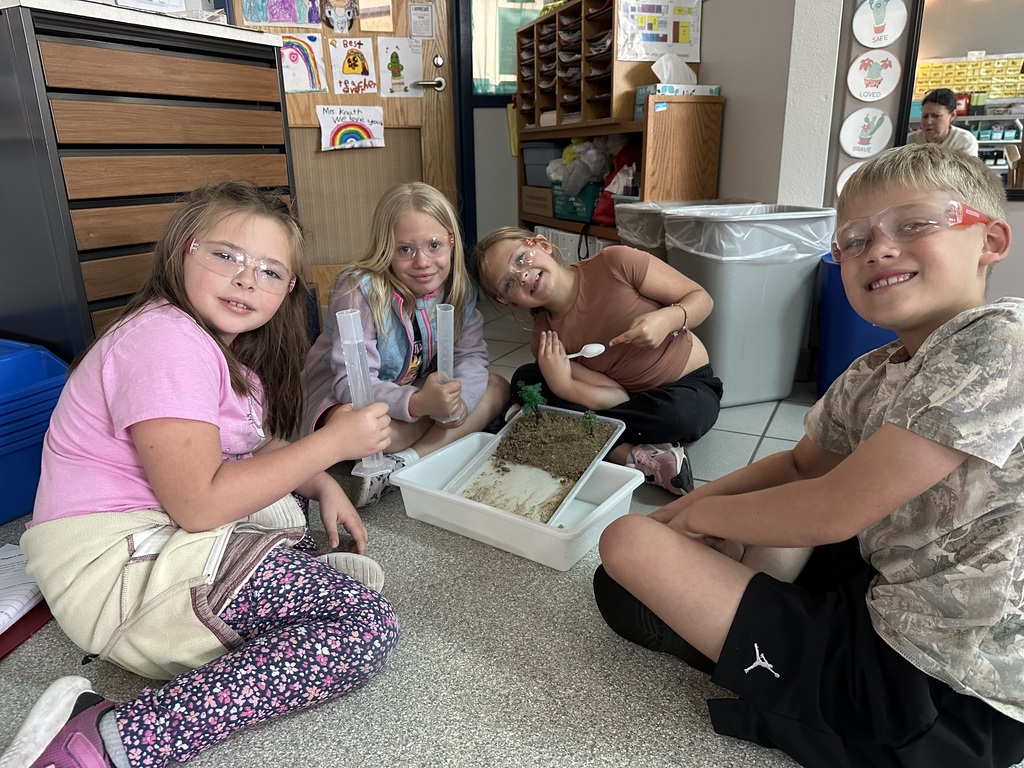 students working in classroom