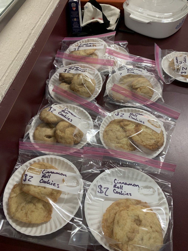 cookies for sale at bake sale