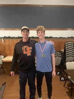 Scholar Athlete Mason S. with his dad