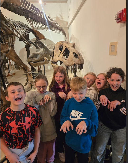 students on fieldtrip