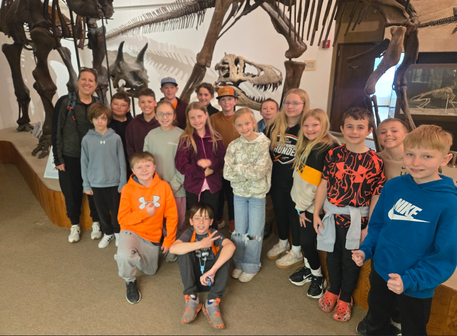 students on fieldtrip