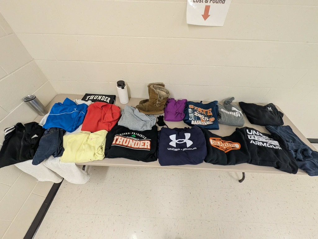 lost and found table