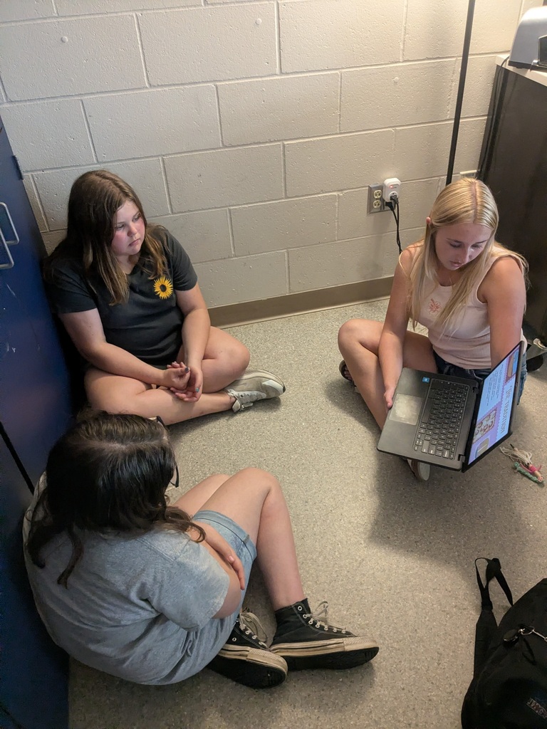 students working together