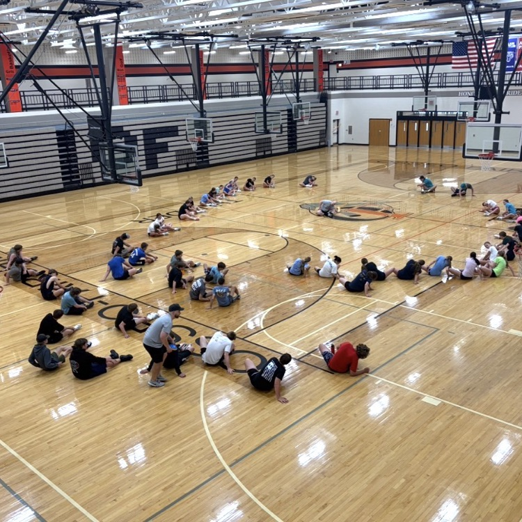 students in gym 