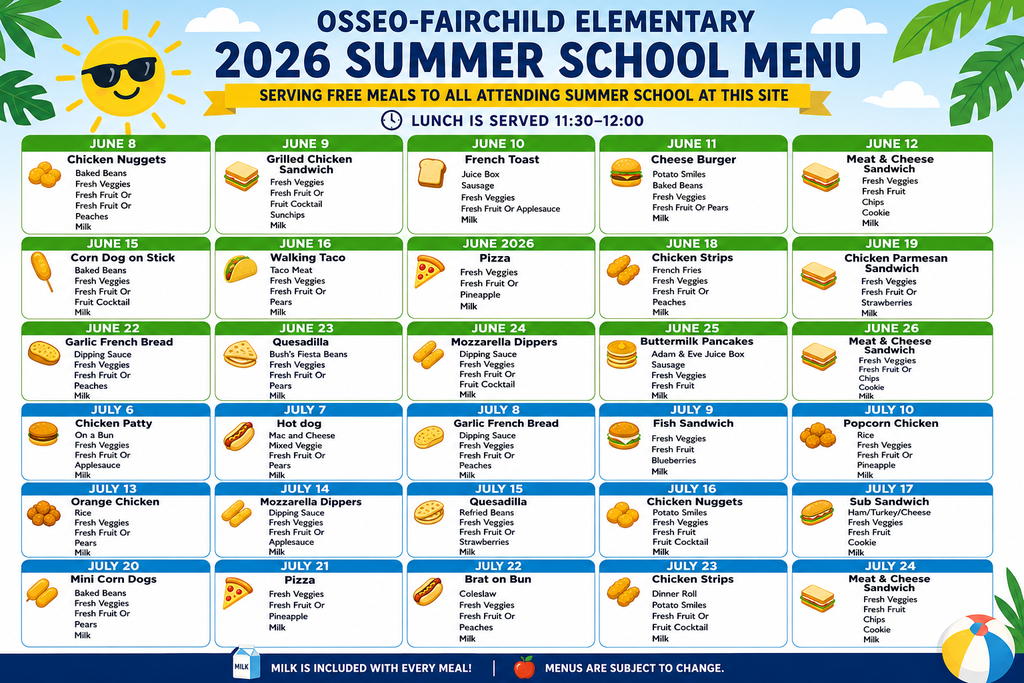 Summer Menu