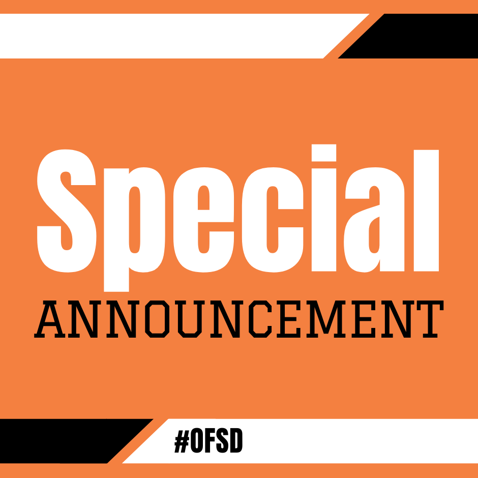 Special Announcement