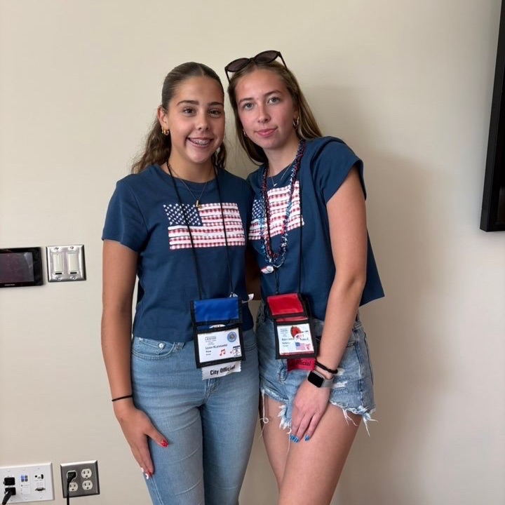 Leah and Avery at Badger Girls 