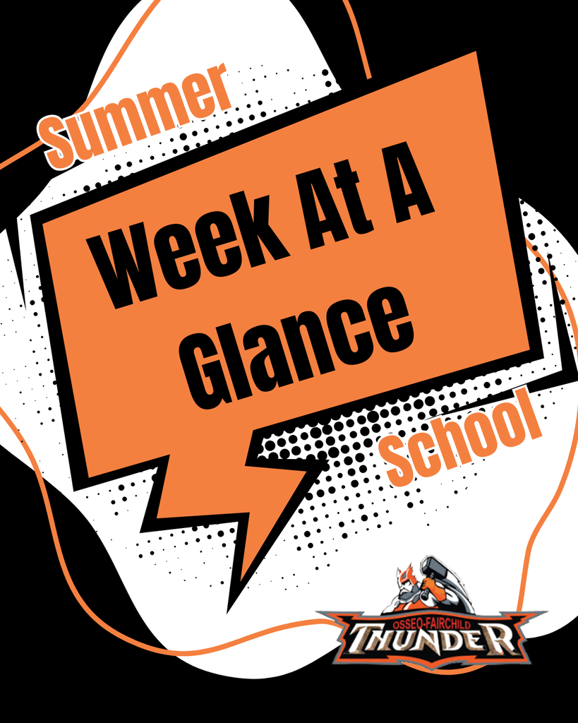 Week at a Glance    Summer School