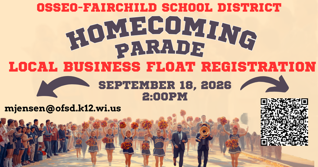 HOCO Parade graphic and QR Code
