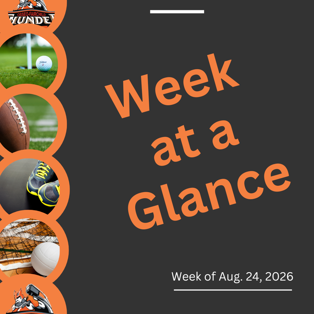 Week at a Glance  Golf, football, volleyball, shoes