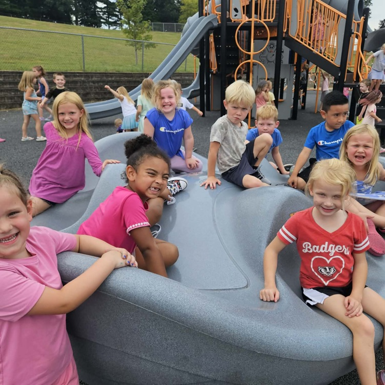 kids on playground equipment
