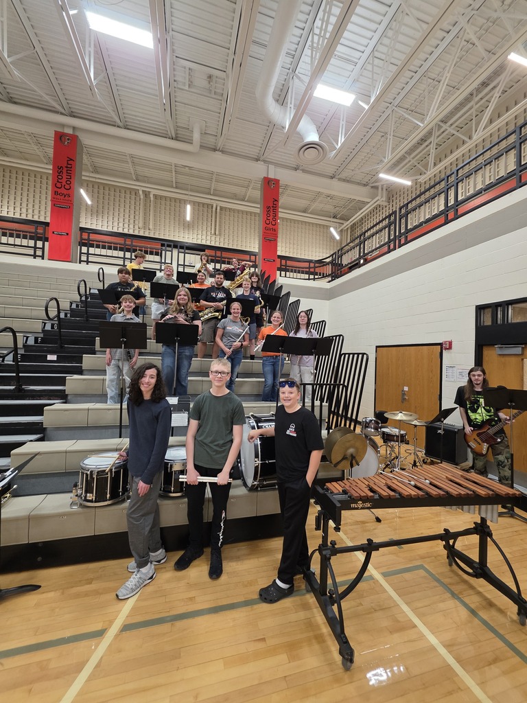 Pep band at volleyball game