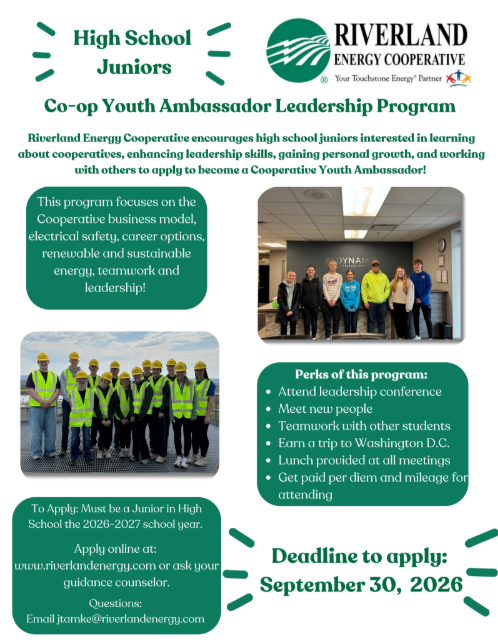 RiverLand Youth Ambassador Program