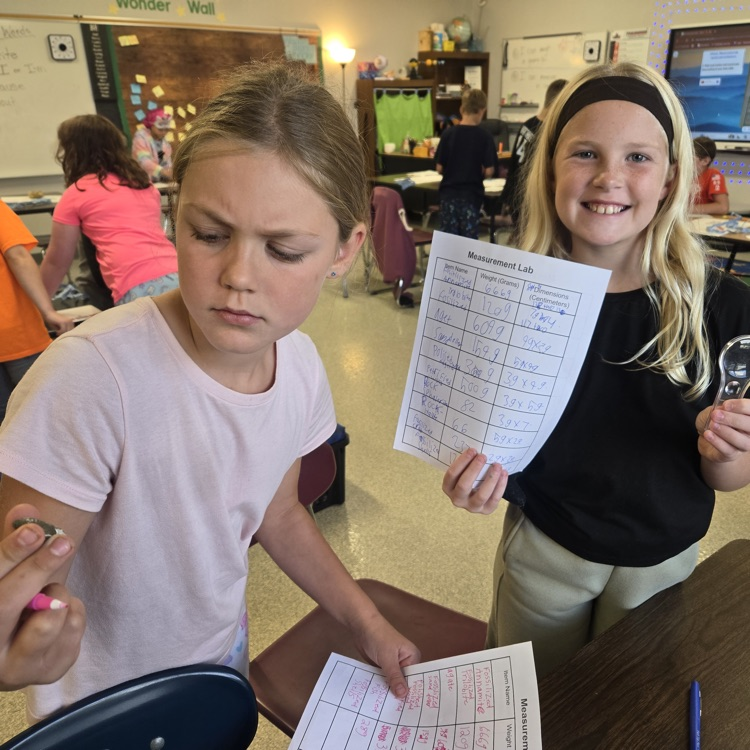 students working in classroom