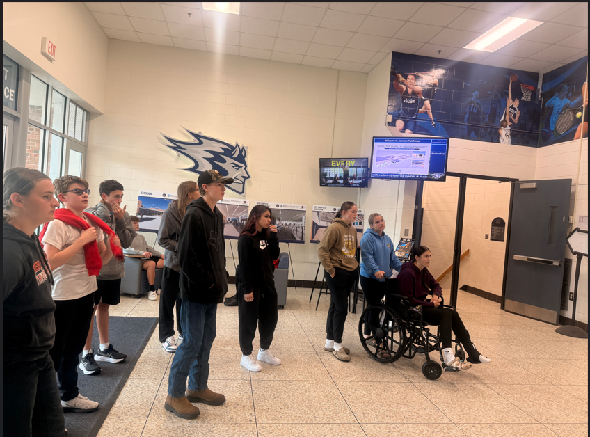 students touring UW Stout