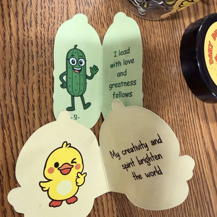greeting cards with duck and pickle pictures 