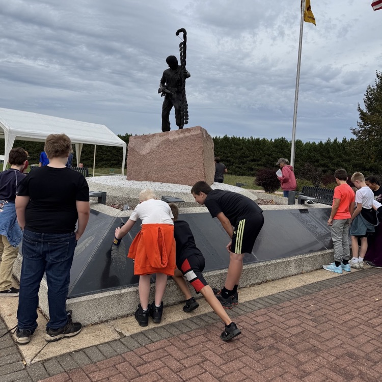 students at high ground memorial
