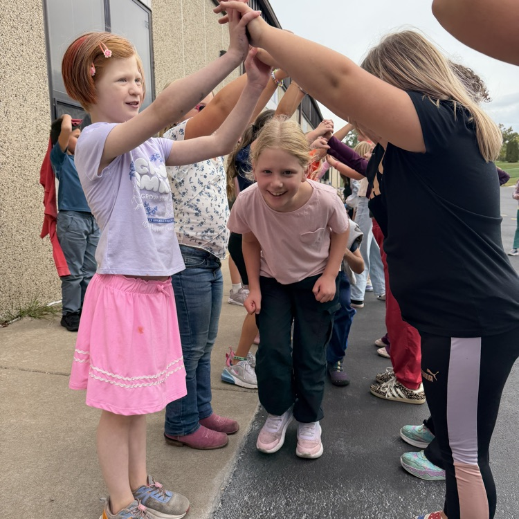 students on playground