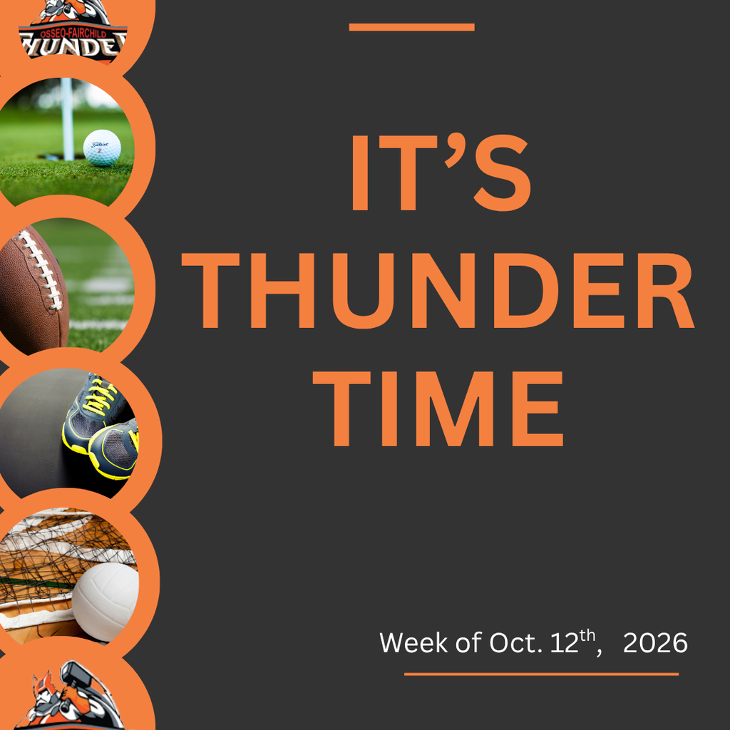 It's Thunder Time Athletics Week of Oct. 12.