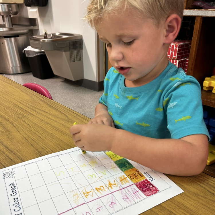 image description for accessibility: student with worksheet