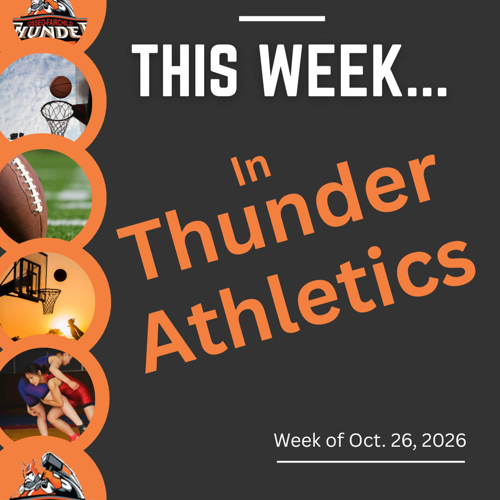 Image Description:  This Week in Thunder Athletics Photos: Basketball Football Wresting