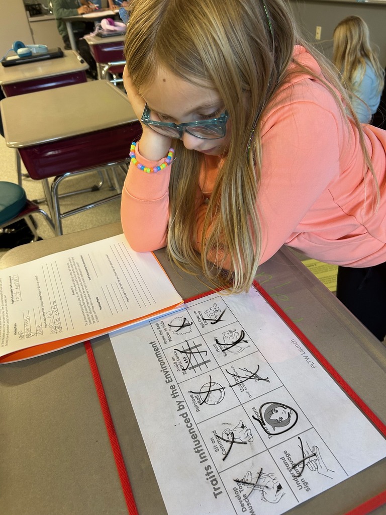 Image description for accessibility:  Student working in classroom