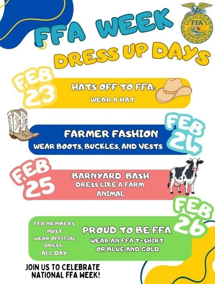 FFA Dress up week.