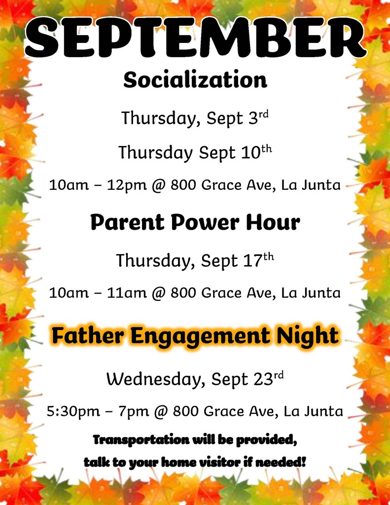 Sept. Events