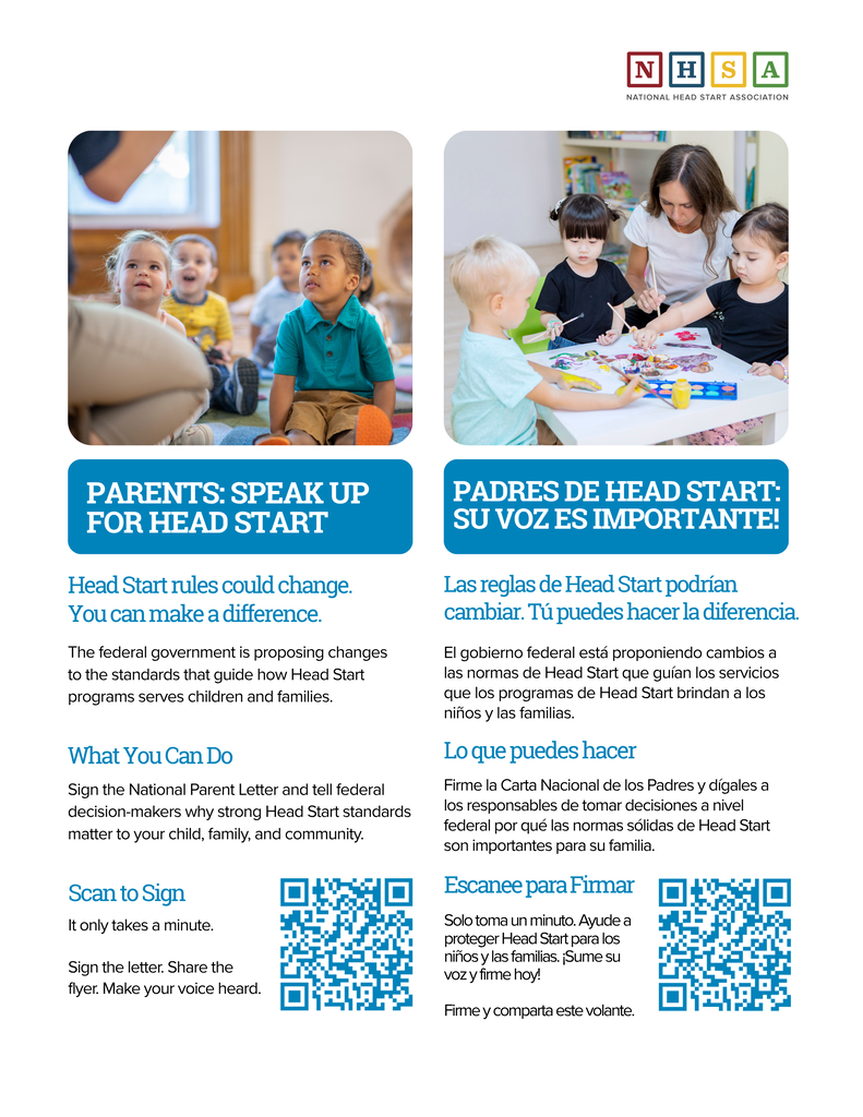 Speak up for Head Start